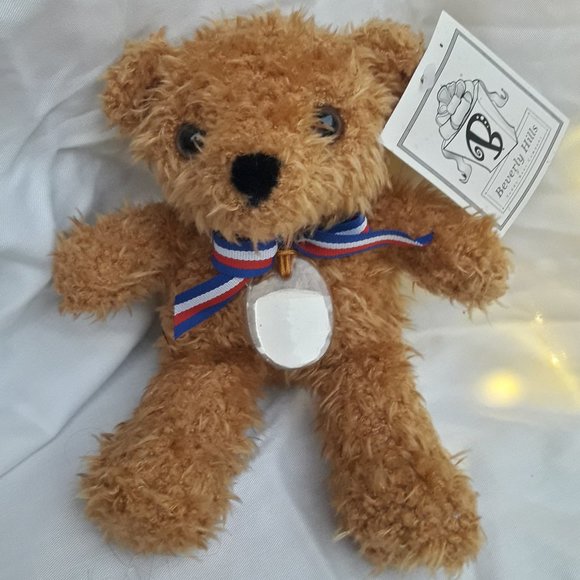 Vintage Terry Bear Beverly Hills Co Original TAG - Picture 4 of 13
